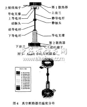 高電壓真空斷路器溫升影響因素仿真