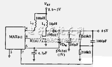 升壓?jiǎn)?dòng)的變換器電路圖