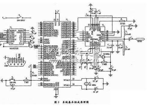 單片機與PC機組成圖