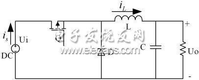 Buck 變換器拓撲圖