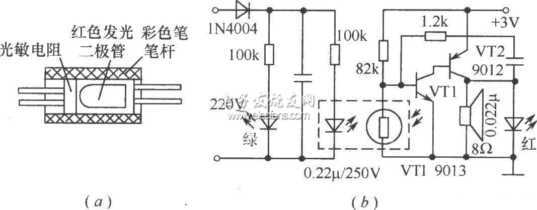 光電耦合器自制原理圖