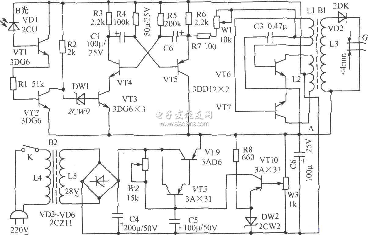 室內(nèi)空氣凈化裝置電路