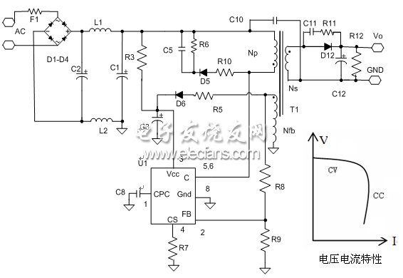 AP3968/69/70的典型單輸出應(yīng)用及電壓電流特性