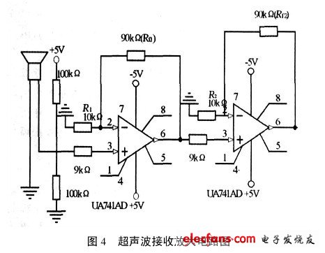 超聲波接收放大電路