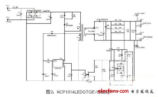 NCP1014LEDGTGEVB評估板