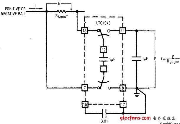 電軌的電流感應(yīng)電路