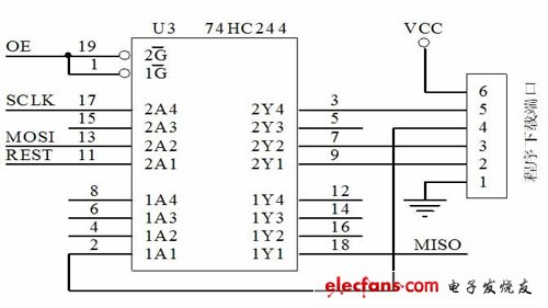 下載線接口電路