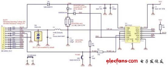 評估板NCV74250V1GEVB電路圖