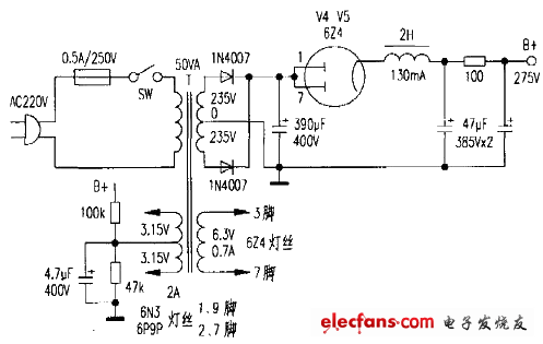 耳機放大器電路2