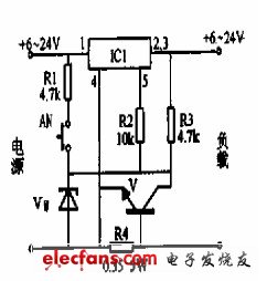 低壓電器過流電子保護開關電路