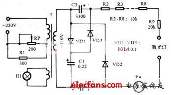 氦氖激光醫療器電路