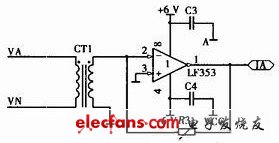 圖4 A相電流轉換電路圖