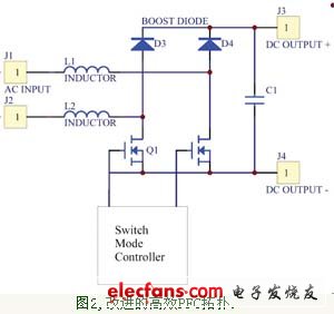 改進的高效PFC拓撲