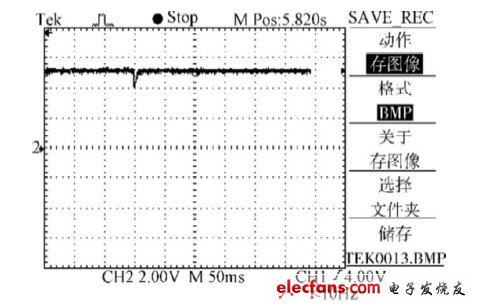 圖19 加抑制裝置、電壓暫降20% 時的波形