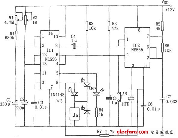 家用限時報知電路