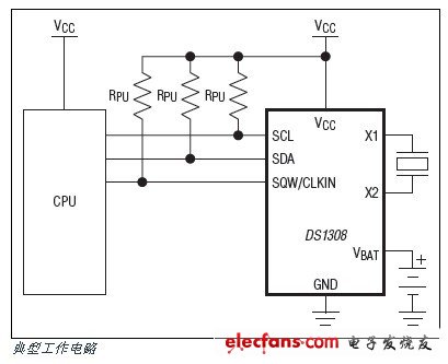 DS1308串行實時時鐘