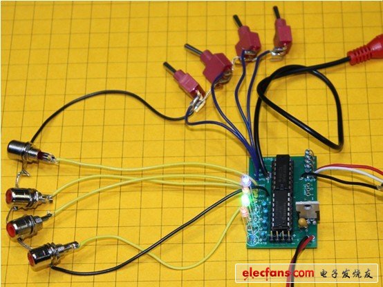 按照PCB上的記號(hào)焊接元器件到板上