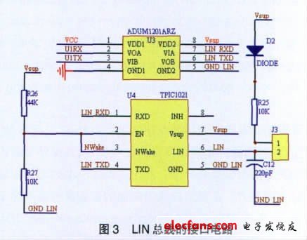 LIN總線的接口電路