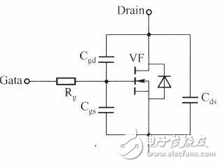 MOSFET的動態(tài)模型如下圖所示。