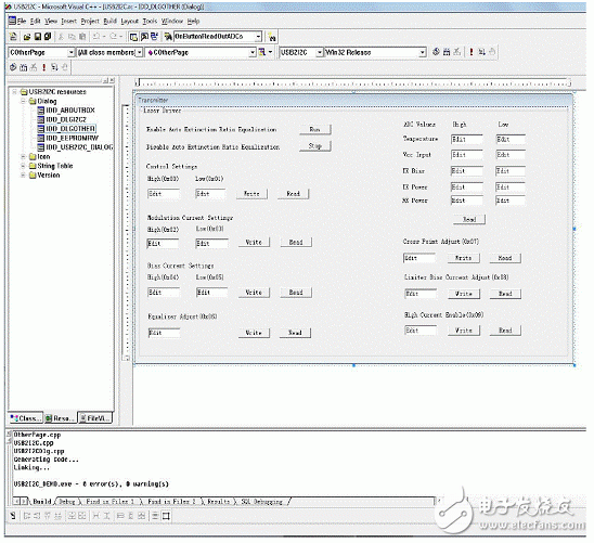 GUI軟件在VC++環境下開發，由VC++6.0編譯