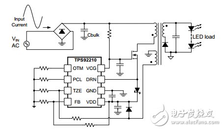 具有 TRIAC 亮度調節功能的 7W 單級 PFC LED 照明設計