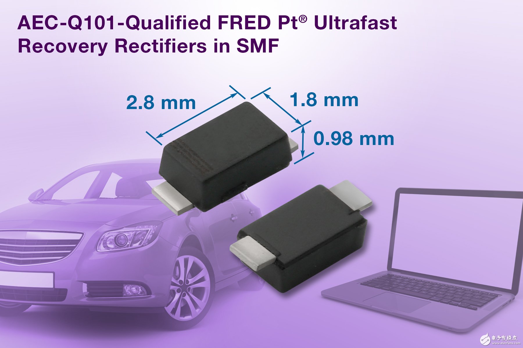 新款1A FRED Pt?超快恢復整流器