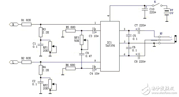 超級廣場效果的耳機放大器電路設計