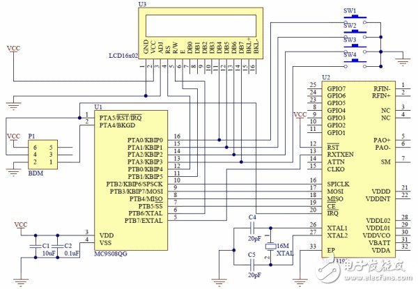 基于低端微控制器的無(wú)線控制器系統(tǒng)電路設(shè)計(jì)