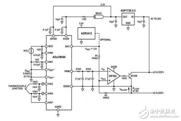 環(huán)路供電型熱電偶溫度測量電路設(shè)計