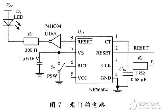 溫度檢測系統電源與看門狗硬件電路設計