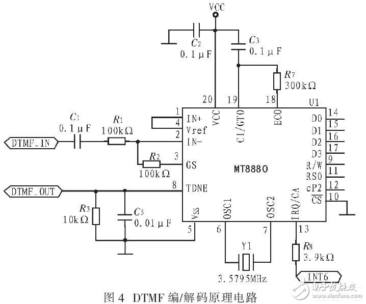 采用DTMF語音身份識別播放系統(tǒng)電路設(shè)計