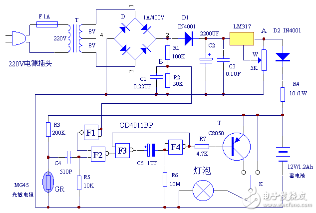 全自動多用途智能照明電路設計