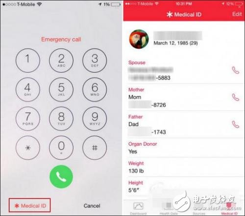 iOS8健康應用程序