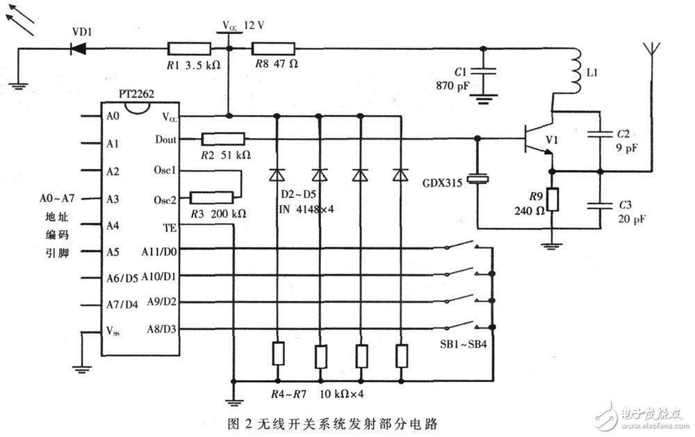 智能家居照明控制開關發(fā)射與接收電路模塊設計