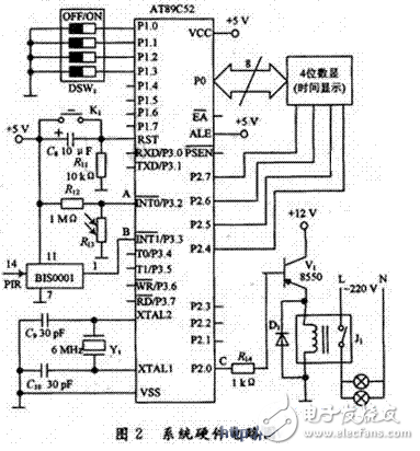 采用單片機智能照明控制系統電路設計