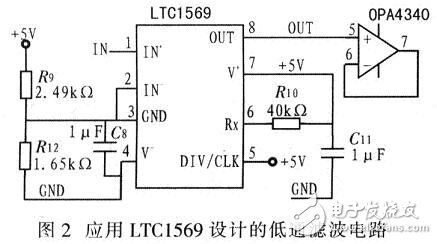 運(yùn)用LTC1569低通濾波連接器電路設(shè)計(jì)方案