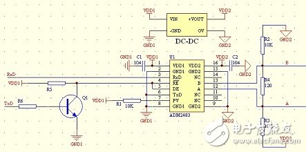 RS485收發(fā)連接器參考電路設計大全