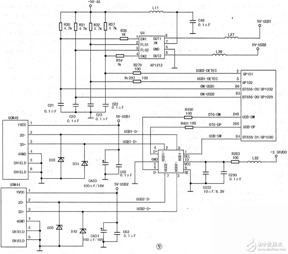 液晶信號板電路設(shè)計與原理詳解TOP9 —電路圖天天讀（113）