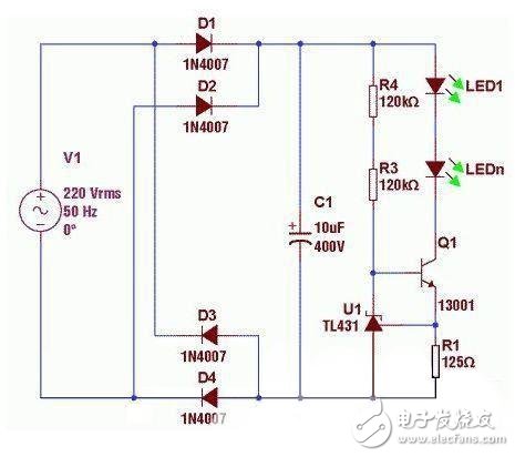 LED電源次級恒流經典電路攻略TOP6 —電路圖天天讀（121）