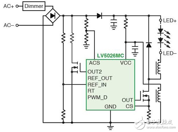 照明AC-DC LED驅動電源電路精析 —電路圖天天讀（129）