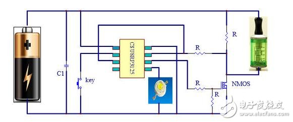 電子煙系統(tǒng)電路設(shè)計(jì)詳解 —電路圖天天讀（147）