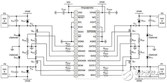 以太網供電設備控制電路設計詳解 —電路圖天天讀（154）