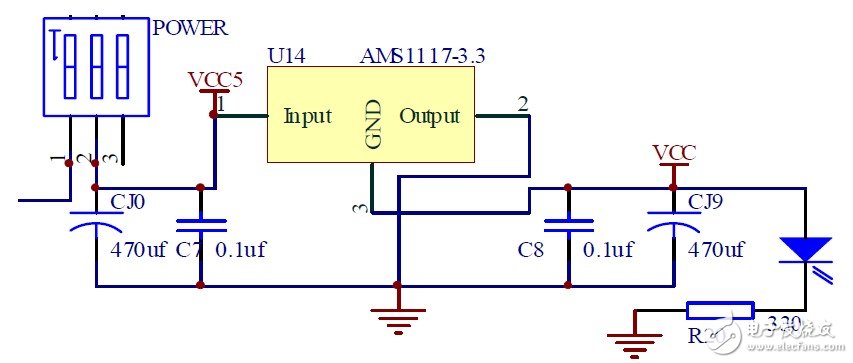 ZigBee無線呼叫系統(tǒng)硬件電路 —電路圖天天讀（177）