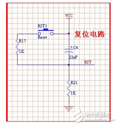 51單片機復位電路圖