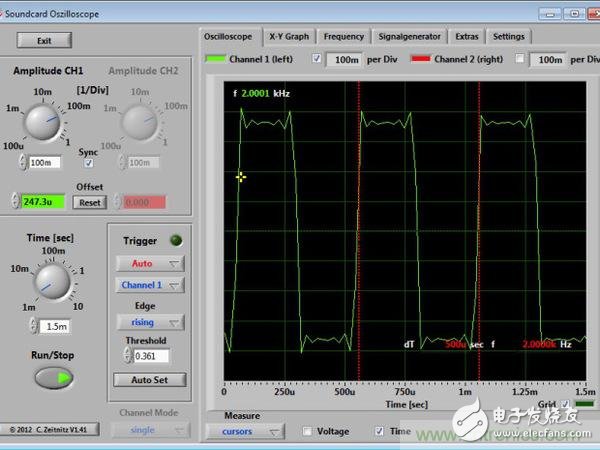 利用軟件和簡單電路就能把電腦音效卡變成示波器