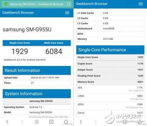 驚呆！三星S8驍龍835跑分出爐，首批量產達1250萬