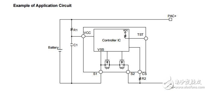 電池保護集成電路、集成功率MOSFET，1-Cell鋰離子