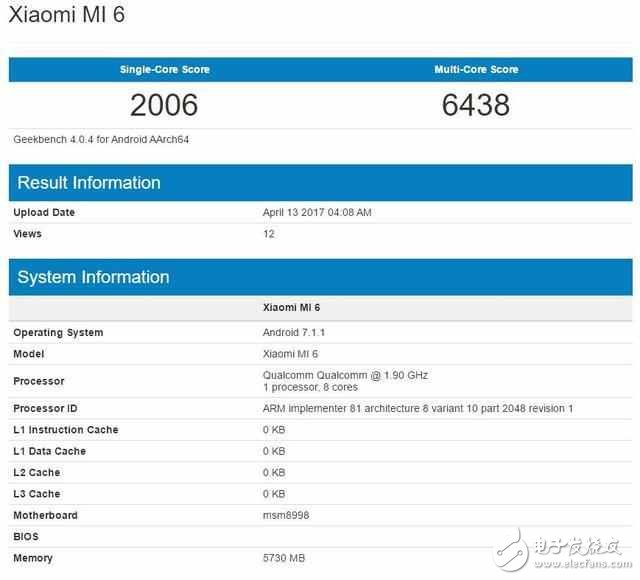 小米6的6G內存竟然不敵三星S8？ 跑分數據相差無幾