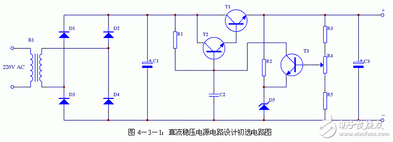 詳細(xì)解析串聯(lián)穩(wěn)壓電源電路和典型電路圖