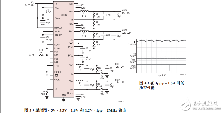 具30μA靜態電流的同步降壓型穩壓器